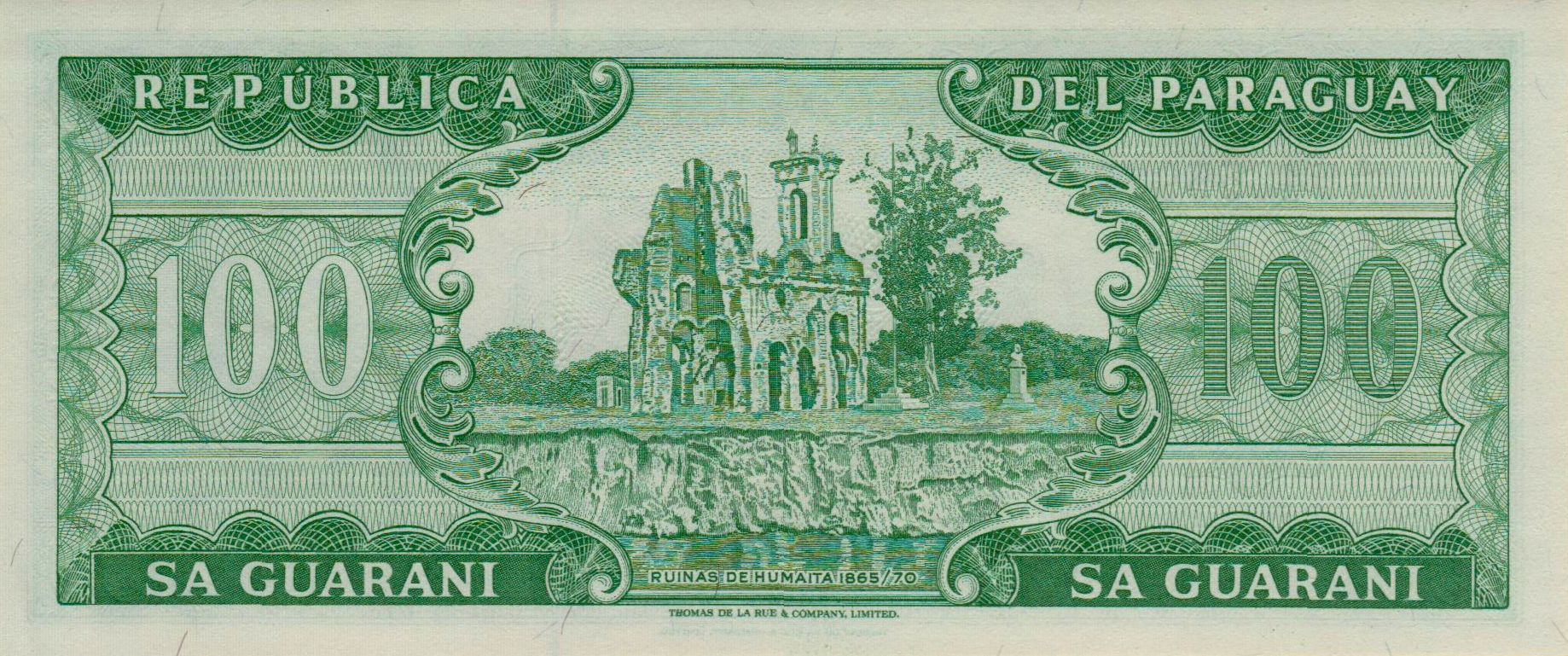 Paraguay 100 1982 UNC P-205/1